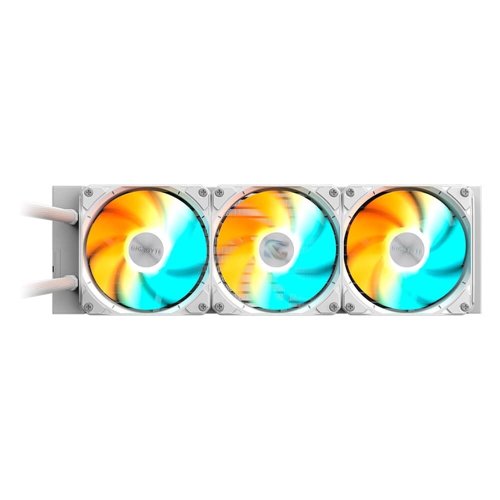 Water Cooler Gigabyte Gaming 360, RGB, 360mm, AMD e Intel, Branco - GP-GIGABYTE GME 360I Water Cooler Gigabyte Gaming 360, RGB, 360mm, AMD e Intel, Branco - GP-GIGABYTE GME 360I