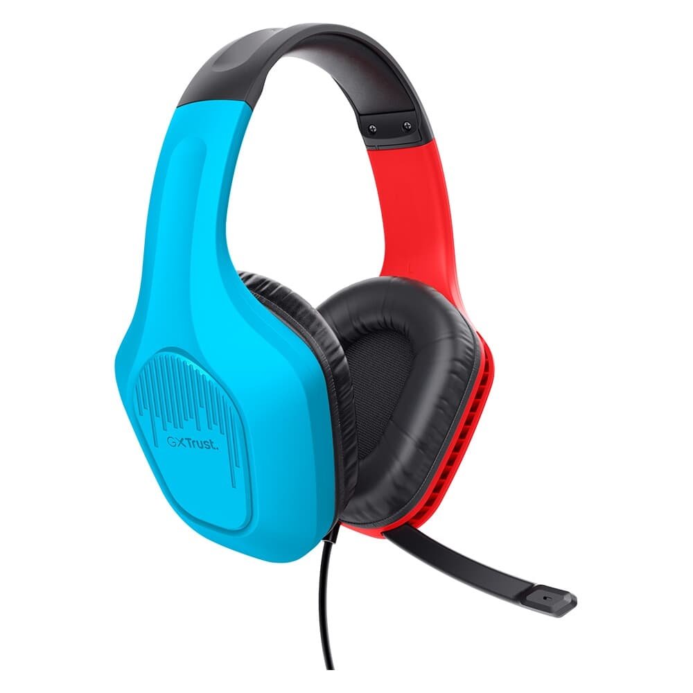 Headset Gamer GXTrust 416S Zirox para Nintendo Switch, P3, Design Leve, Azul e Vermelho - ( Balão.info - foto 2