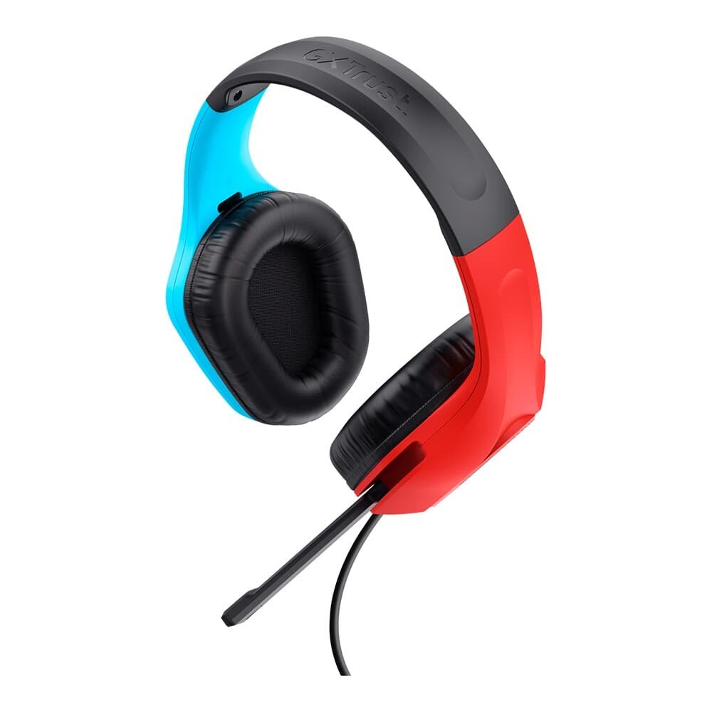 Headset Gamer GXTrust 416S Zirox para Nintendo Switch, P3, Design Leve, Azul e Vermelho - ( Balão.info - foto 7