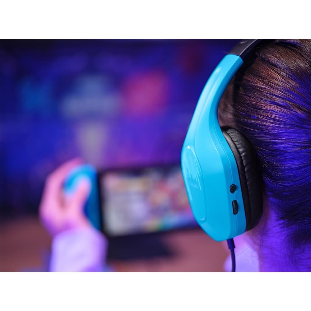 Headset Gamer GXTrust 416S Zirox para Nintendo Switch, P3, Design Leve, Azul e Vermelho - ( Balão.info - foto 10