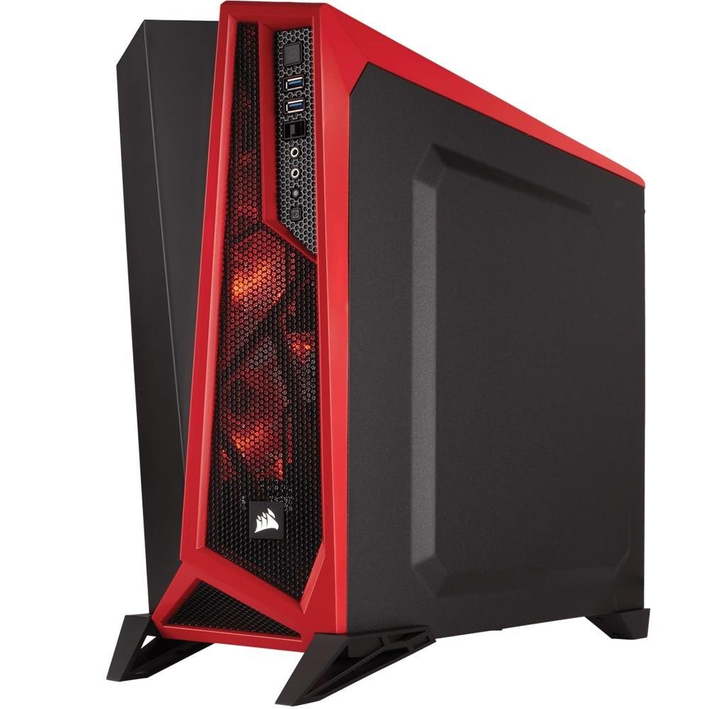 Gabinete Corsair Spec Alpha Edition Preto/Vermelho sem Fonte CC-9011085-WW