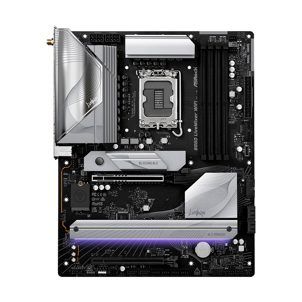 Placa Mãe ASRock B860 LiveMixer WiFi