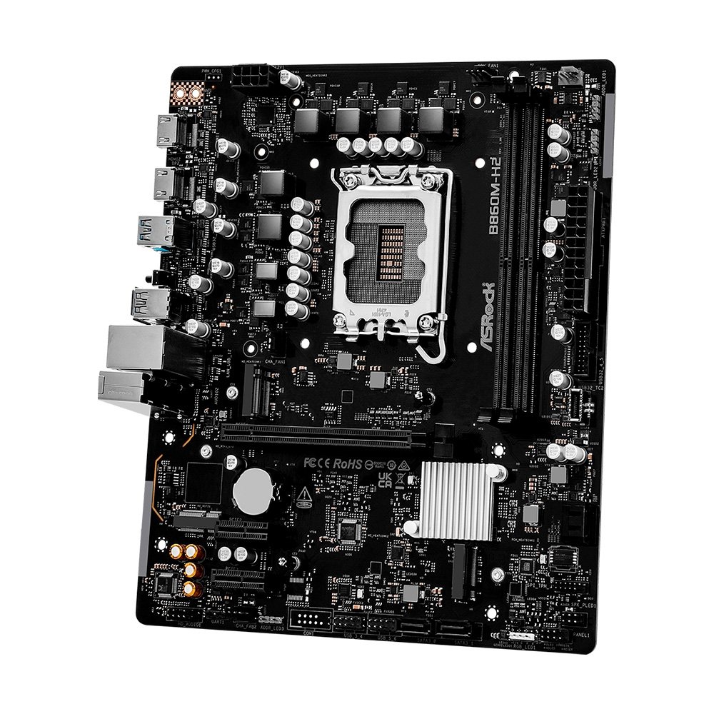 Imagem 4 de 5 do produto Placa-Mãe ASRock B860M-H2, Intel LGA1851 B860, mATX, DDR5 - 90-MXBS0