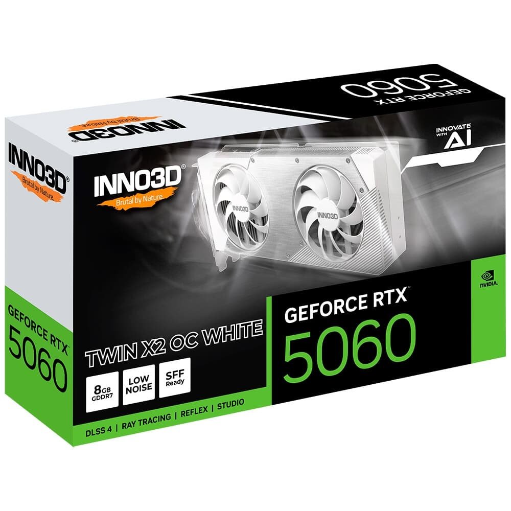Placa de Video Inno3D RTX 5060 Twin X2 OC White |