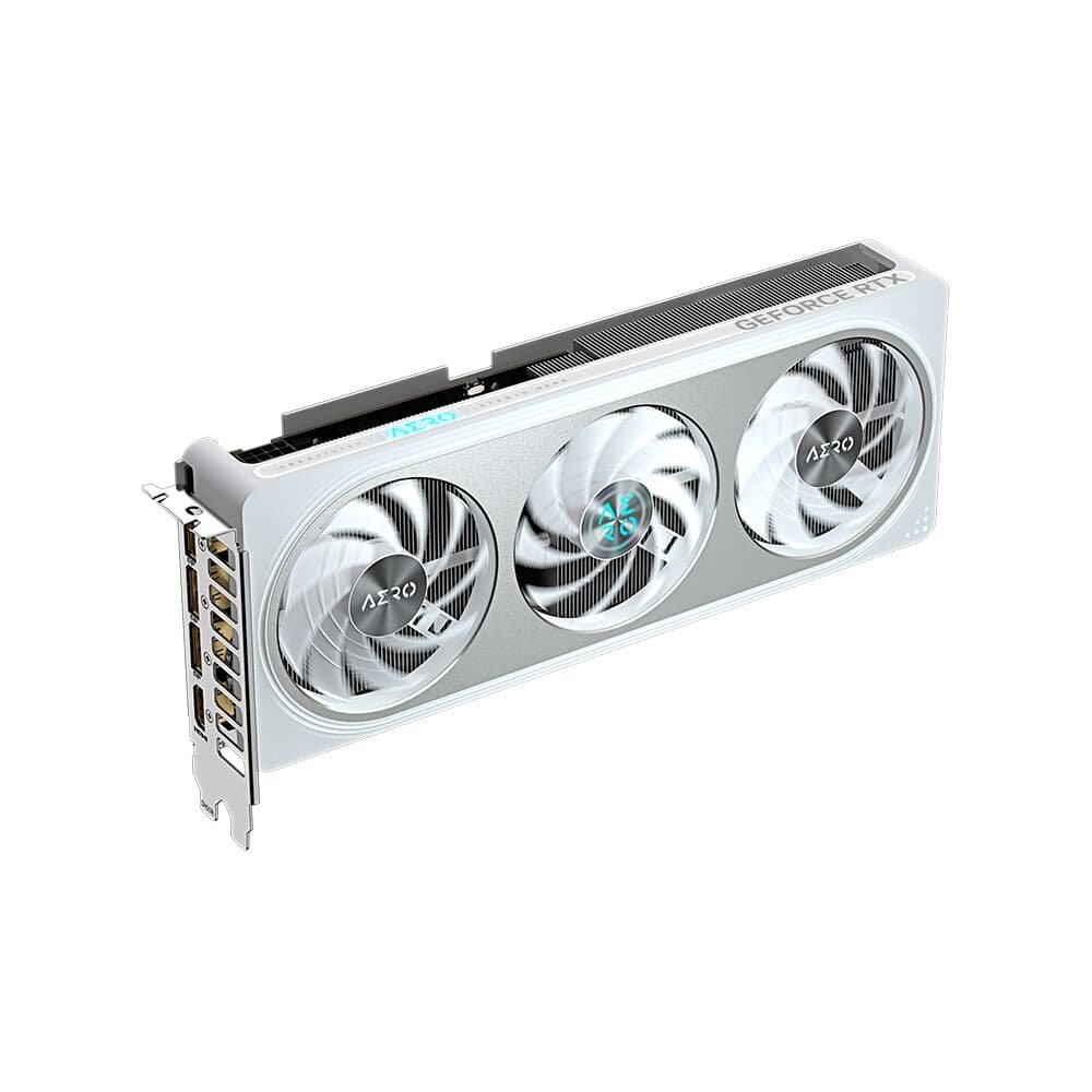 Placa de Vídeo Gigabyte RTX 5060 AERO OC 8G NVIDIA GeForce, 8GB GDDR7, 128bits, DLSS, Triple Fan, Ray Tracing - GV-N5060AERO OC-8GD - view 3