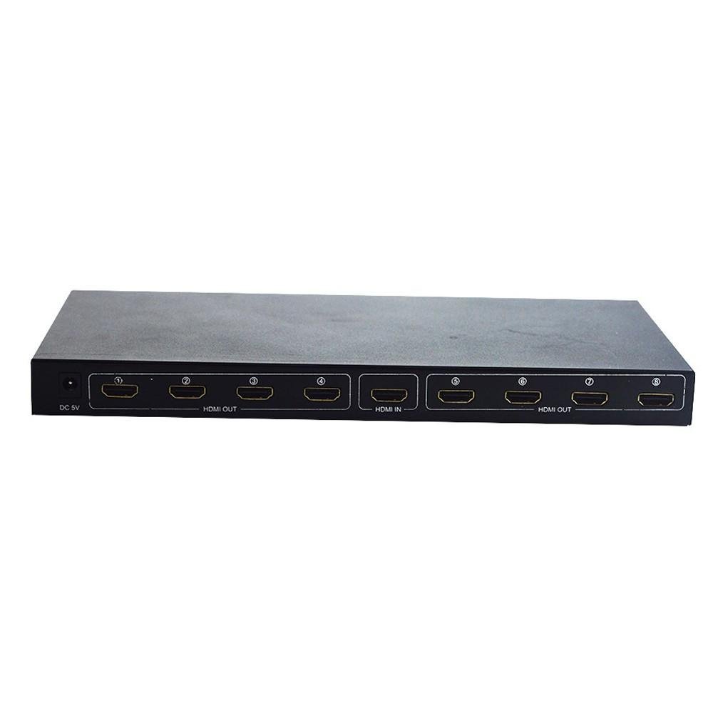 Splitter HDMI 1 Entrada e 8 Saídas V-1.4 3D 9705