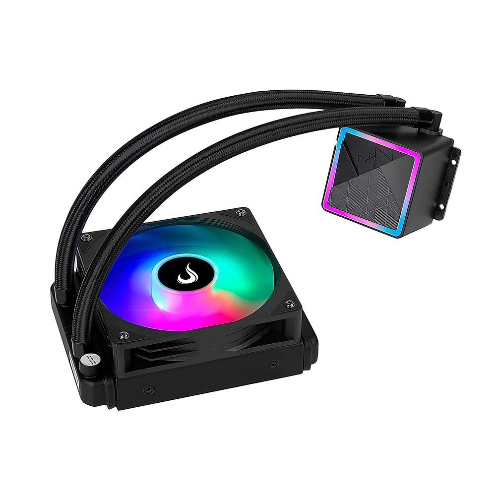 Water Cooler Gamer Rise Mode Black, ARGB Rainbow, 120mm, AMD e Intel, Preto - RM-WCB-01-RBW - view 4