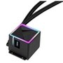 Water Cooler Gamer Rise Mode Black, ARGB Rainbow, 240mm, AMD e Intel, Preto - RM-WCB-02-RBW