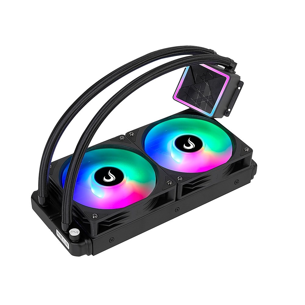 Water Cooler Gamer Rise Mode Black, ARGB Rainbow, 240mm, AMD e Intel, Preto - RM-WCB-02-RBW Water Cooler Gamer Rise Mode Black, ARGB Rainbow, 240mm, AMD e Intel, Preto - RM-WCB-02-RBW