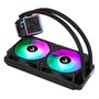 Water Cooler Gamer Rise Mode Black, ARGB Rainbow, 240mm, AMD e Intel, Preto - RM-WCB-02-RBW