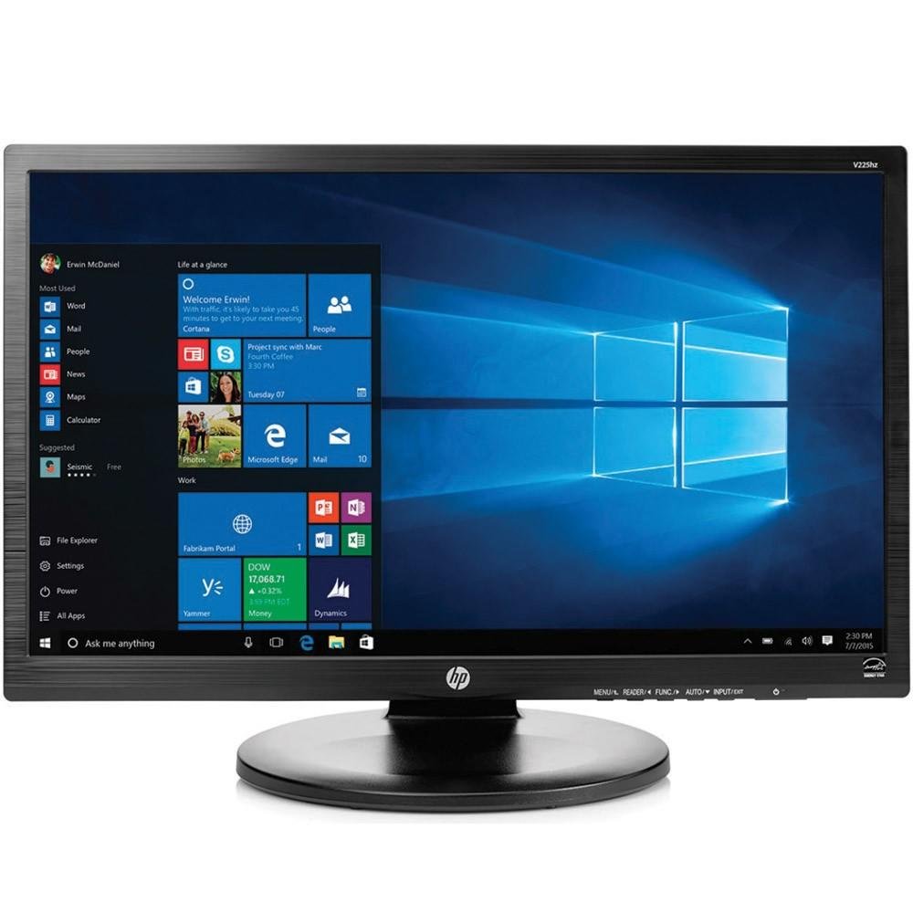 Monitor HP LED 21.5´, IPS Full HD Ajuste de Altura 8ms, DP / VGA / DVI-D, Bivolt - V225hz P6L17AA Monitor HP LED 21.5´, IPS Full HD Ajuste de Altura 8ms, DP / VGA / DVI-D, Bivolt - V225hz P6L17AA