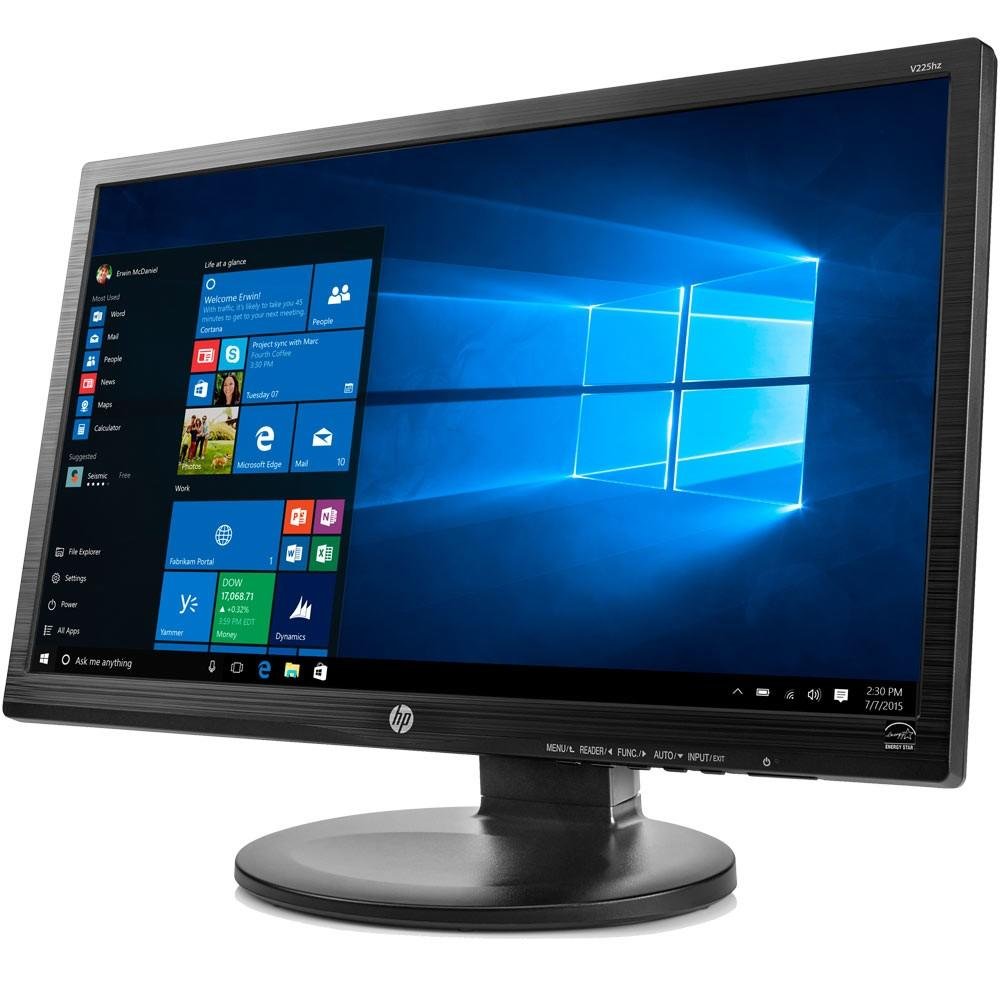 Monitor HP LED 21.5´, IPS Full HD Ajuste de Altura 8ms, DP / VGA / DVI-D, Bivolt - V225hz P6L17AA Monitor HP LED 21.5´, IPS Full HD Ajuste de Altura 8ms, DP / VGA / DVI-D, Bivolt - V225hz P6L17AA