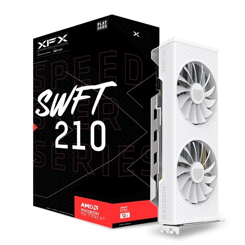 Placa de Vídeo XFX RX 7700 XT Speedster SWFT 210 12GB