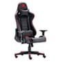 Cadeira Gamer DAZZ PRIME X V2, para Até 140KG, Inclinação 180 Graus, Classe 4, Preto e Vermelho - 62000153