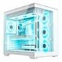 Gabinete Liketec Gamer Atlas, Sky Tower, ATX, Frente em Vidro Temperado, Sem FANs, Snow - LC-CB3X3-ATLAS-2117
