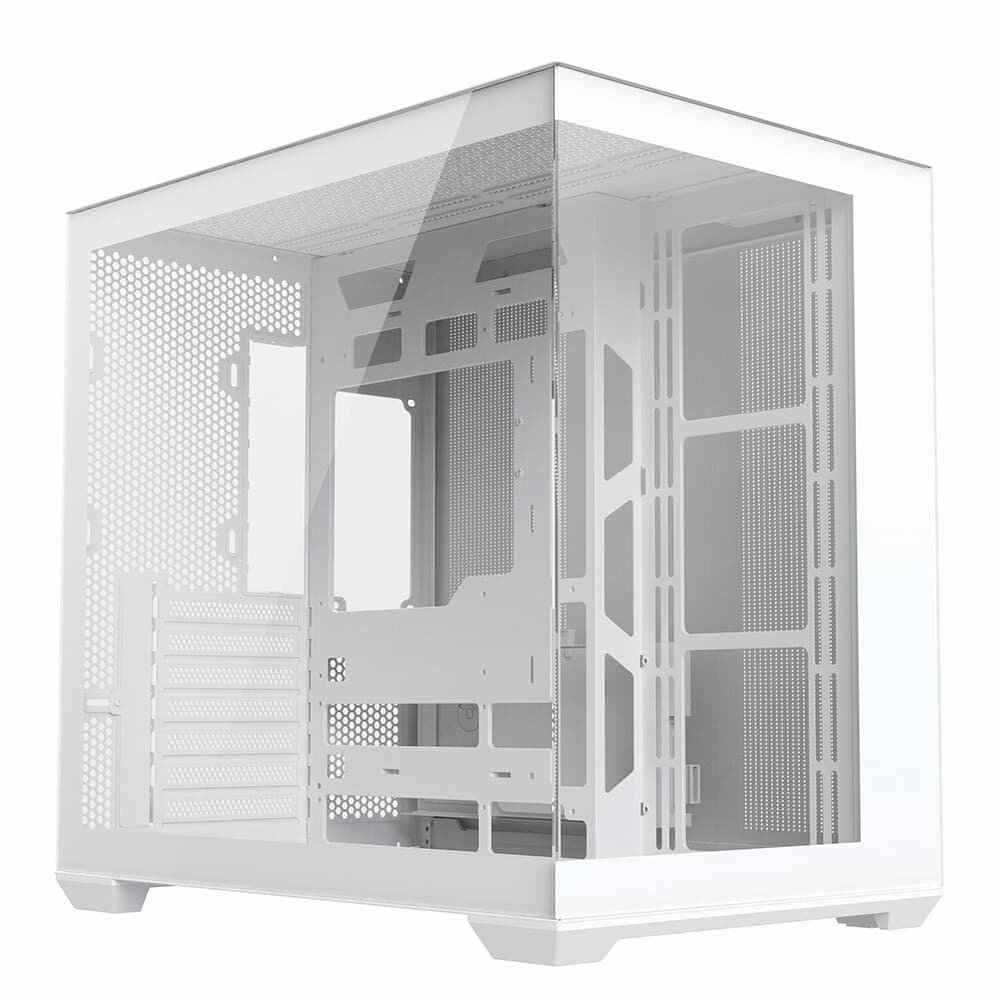 Gabinete Liketec Gamer Atlas, Sky Tower, ATX, Frente em Vidro Temperado, Sem FANs, Snow - LC-CB3X3-ATLAS-2117 Gabinete Liketec Gamer Atlas, Sky Tower, ATX, Frente em Vidro Temperado, Sem FANs, Snow - LC-CB3X3-ATLAS-2117