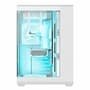 Gabinete Liketec Gamer Atlas, Sky Tower, ATX, Frente em Vidro Temperado, Sem FANs, Snow - LC-CB3X3-ATLAS-2117
