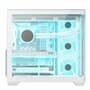 Gabinete Liketec Gamer Atlas, Sky Tower, ATX, Frente em Vidro Temperado, Sem FANs, Snow - LC-CB3X3-ATLAS-2117
