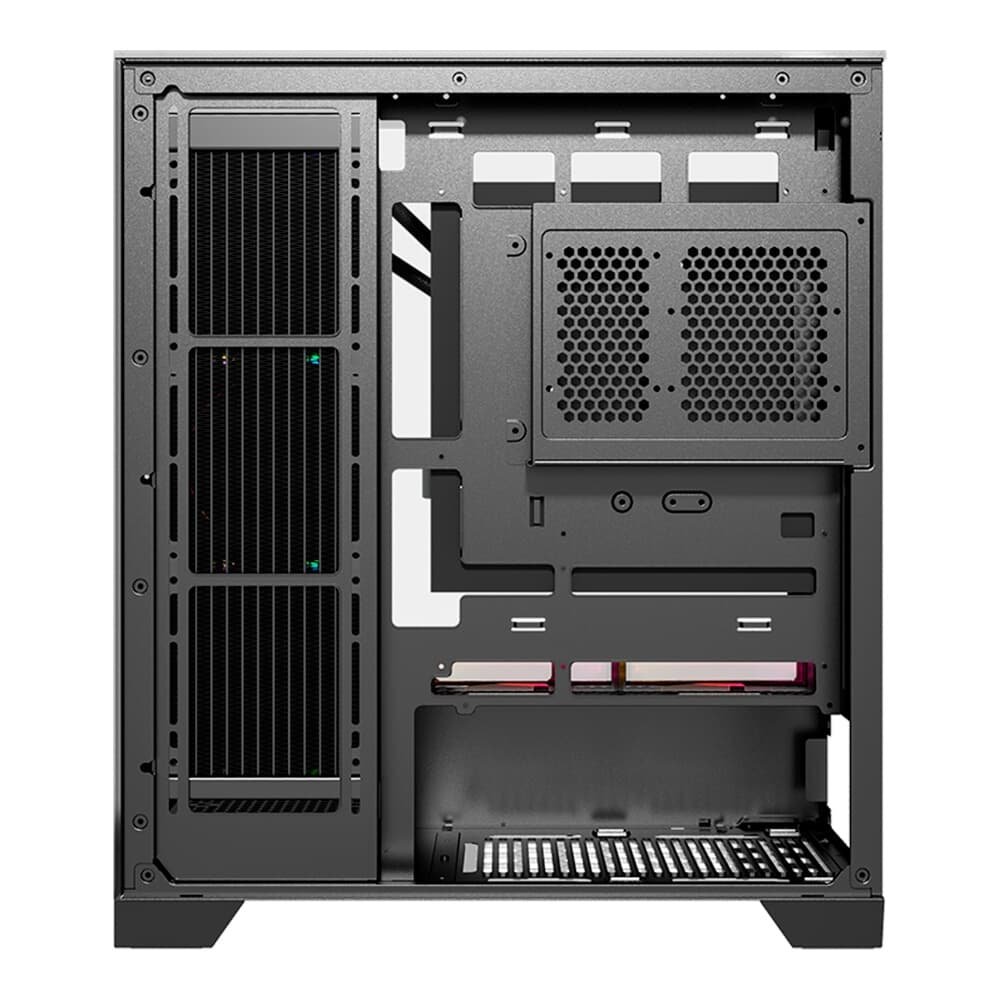 Imagem 7 de 7 do produto Gabinete Liketec Gamer Empire, Sky Tower, ATX, Lateral e Frontal em Vidro Temperado, Sem FANs, Dark - LC-AT-EMPIRE-2091