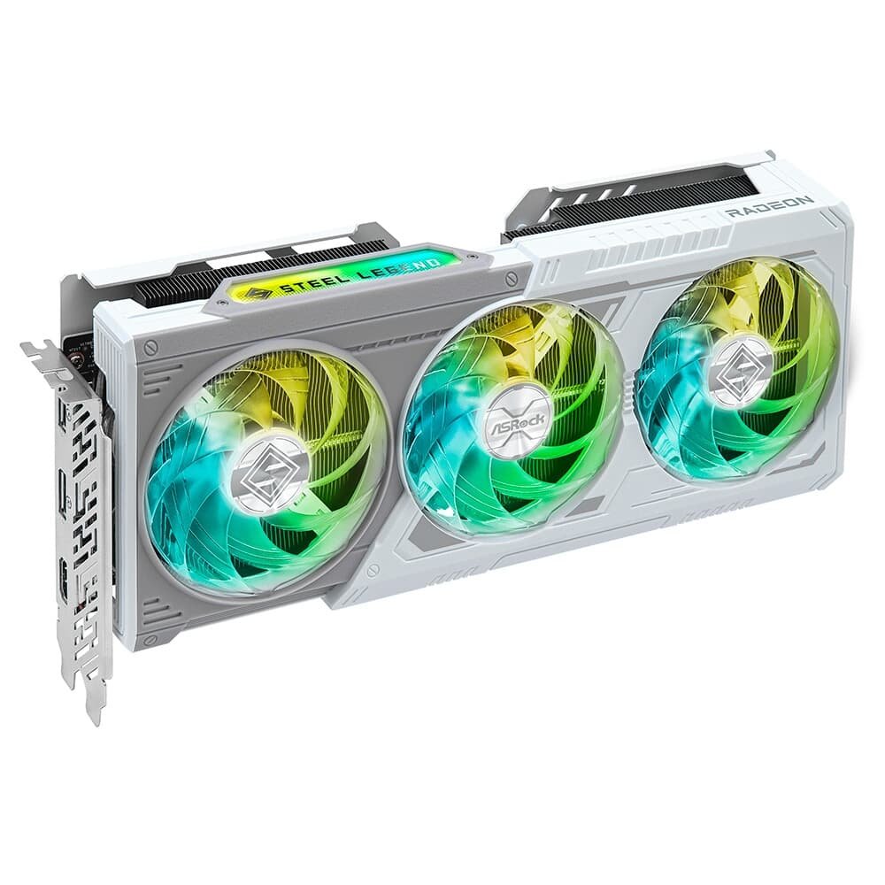 Placa de Vídeo ASRock RX 9060 XT SL 16GO AMD Radeon, 16GB, GDDR6, 128bits, Triple Fan, OpenGL 4.6, RDNA 4 - RX9060XT SL 16GO - view 3