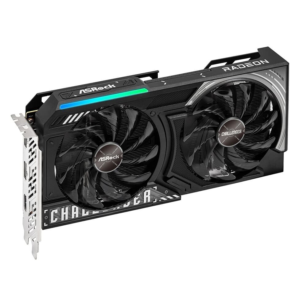 Placa de Vídeo ASRock RX 9060 XT CL 8GO AMD Radeon, 8GB, GDDR6, 128bits, OpenGL 4.6, RDNA 4 - RX9060XT CL 8GO