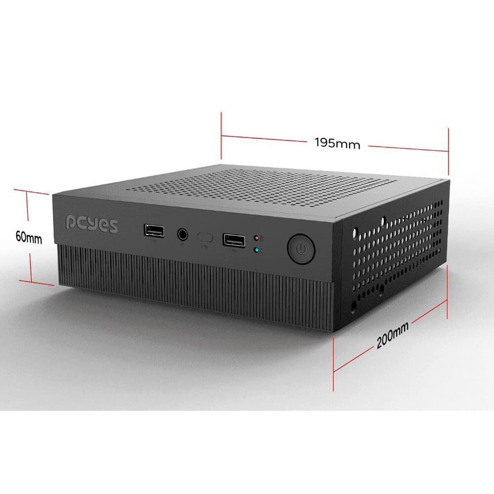 Imagem 5 de 6 do produto Computador PCYES B300, Dual Core I3 3220 3.30GHZ, 8GB RAM DDR3, SSD 512GB, WINDOWS 10 PRO, preto - B50057-293951
