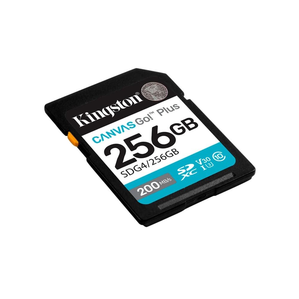 Cartão de memória Kingston, SDXC Canvas Go Plus, 256GB, Gen4, 200MB/s - SDG4/256GB - view 2