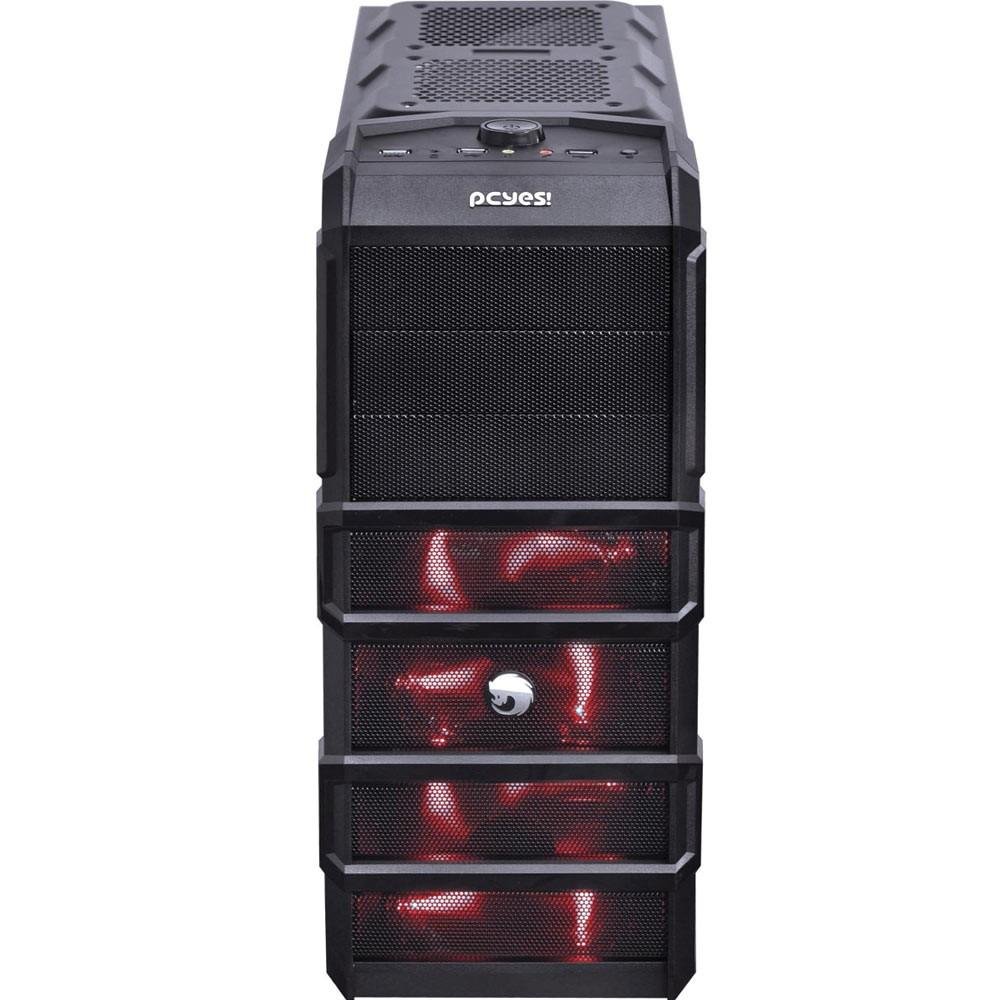 Imagem 5 de 6 do produto Computador Gamer Movva Hardest AMD FX-6300 HD 1TB 8GB 1600MHZ Vermelho MVHARVM63001T08