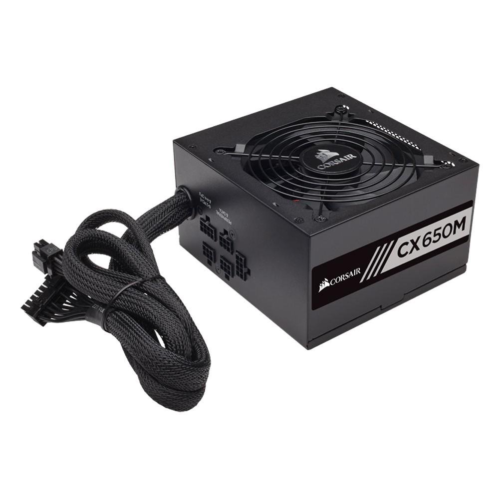 Corsair CX650M セミモジュラーATX電源 650W Fonte Corsair CX650M, 650W, 80 Plus Bronze, Semi Modular - CP