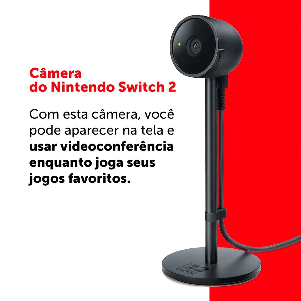 Câmera Nintendo para Nintendo Switch 2, USB, Preto - 123684 - view 3