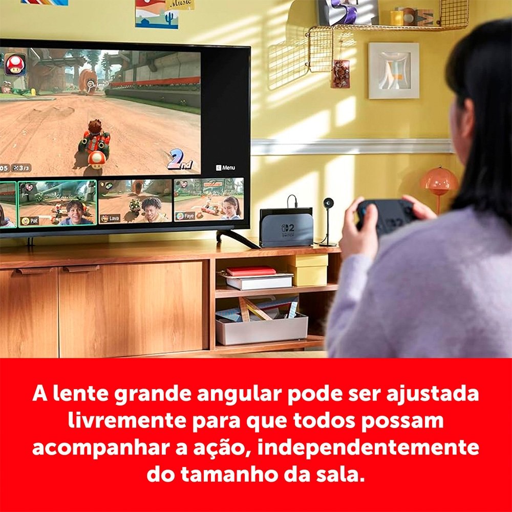 Câmera Nintendo para Nintendo Switch 2, USB, Preto - 123684 - view 7