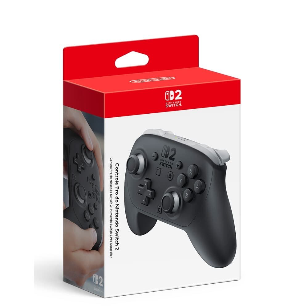 Controle Nintendo Pro para Nintendo Switch 2, Preto e Branco - view 6