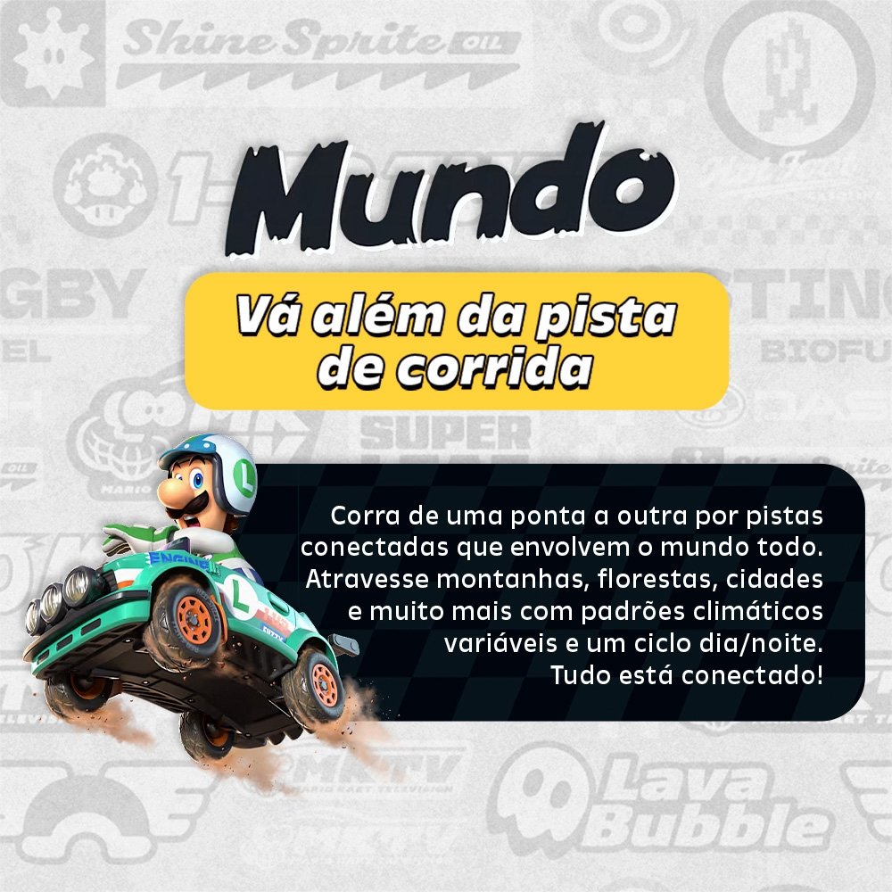Jogo Mario Kart World, Nintendo Switch 2 Jogo Mario Kart World, Nintendo Switch 2