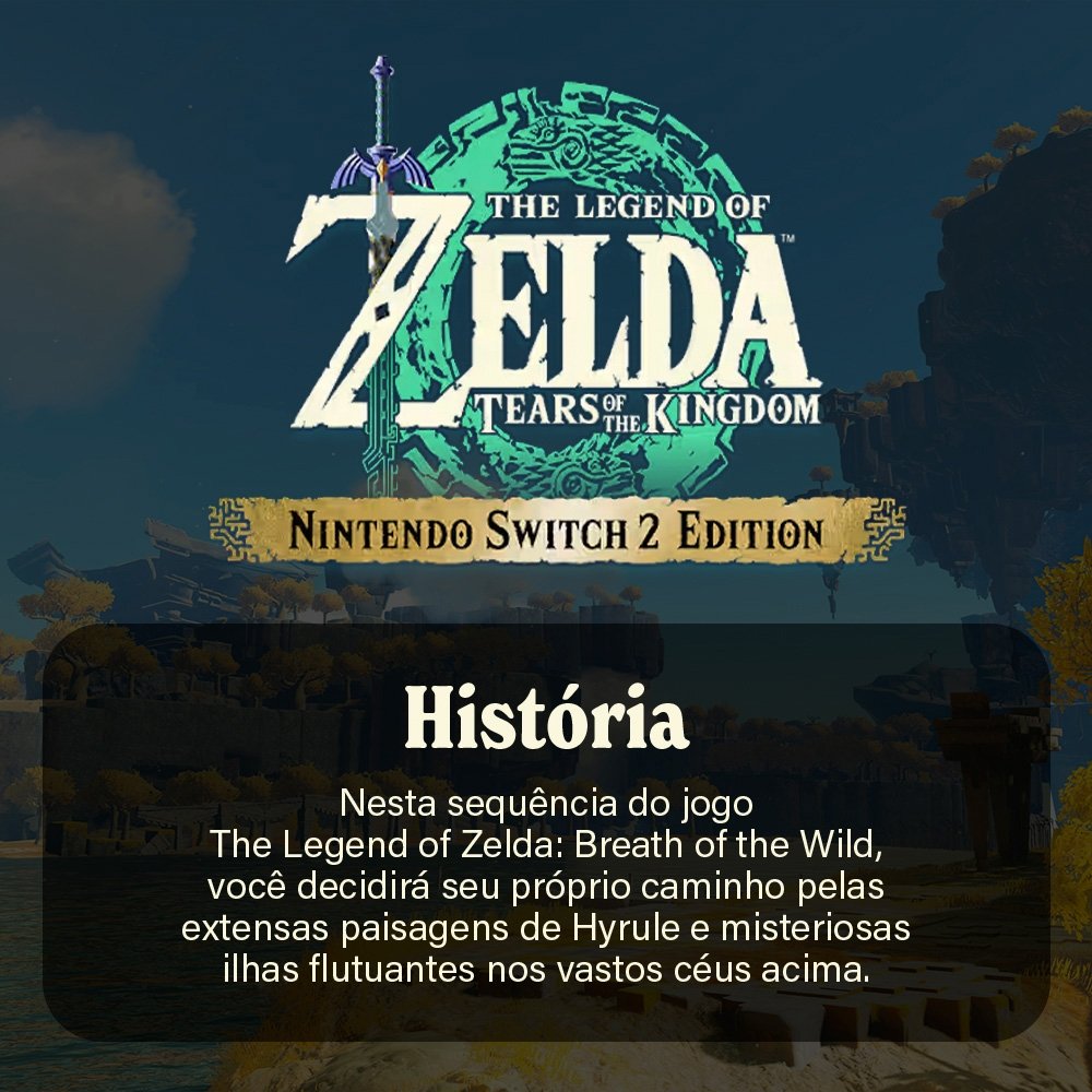Imagem 6 de 12 do produto Jogo The Legend of Zelda : Tears of the Kingdom, Nintendo Switch 2 Edition