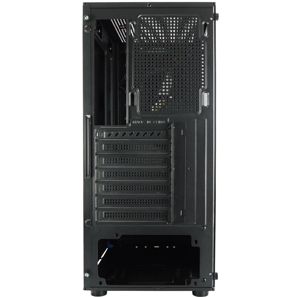 Imagem 6 de 6 do produto Gabinete Gamer Kalkan Muspel, Mid Tower, ATX, Lateral em Vidro Temperado, Sem FANs, Preto - KLK00035