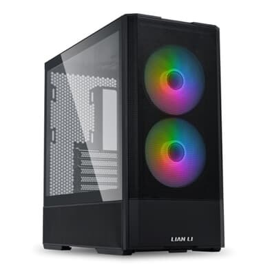 Gabinete Gamer Lian Li Lancool 207 RW, Mid Tower, ATX, ARGB, Lateral em Vidro Temperado, 4x FANs, Preto - LAN207RX