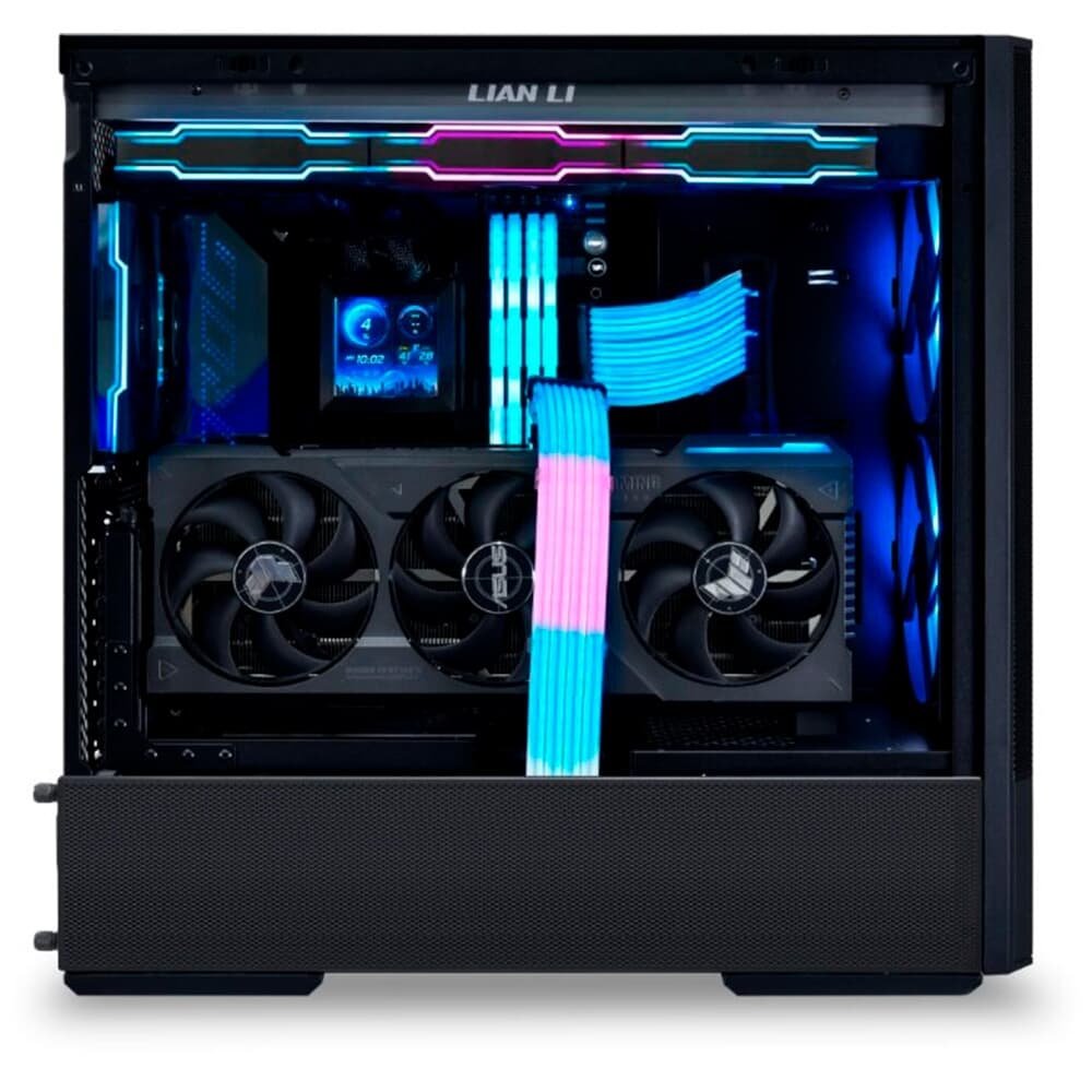 Imagem 4 de 7 do produto Gabinete Gamer Lian Li Lancool 207 RW, Mid Tower, ATX, ARGB, Lateral em Vidro Temperado, 4x FANs, Preto - LAN207RX