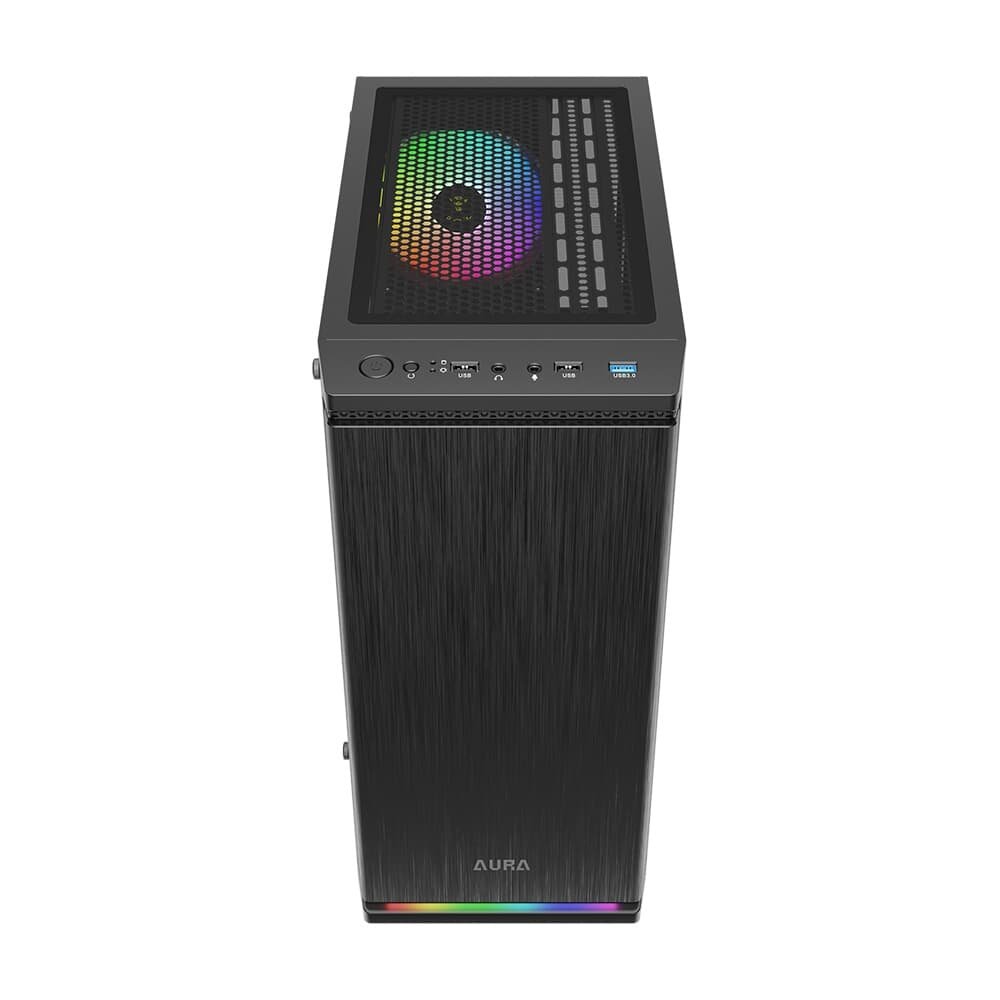 Gabinete Gamer ( Balão.info) GC8, Mid Tower, ARGB, ATX, Lateral em Vidro Temperado, 1x FAN, Preto - ( Balão.info) GC6 ARGB - view 3
