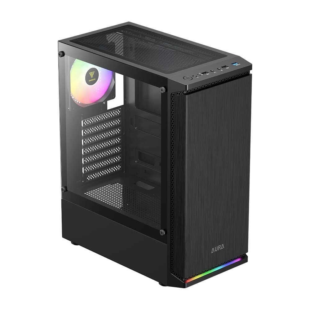 Gabinete Gamer ( Balão.info) GC8, Mid Tower, ARGB, ATX, Lateral em Vidro Temperado, 1x FAN, Preto - ( Balão.info) GC6 ARGB - view 4