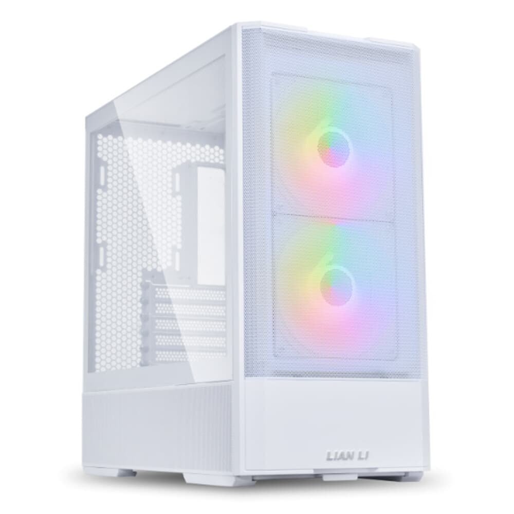Gabinete Gamer Lian Li Lancool 207 RW, Mid Tower, ATX, ARGB, Lateral em Vidro Temperado, 4x FANs, Branco - LAN207RW