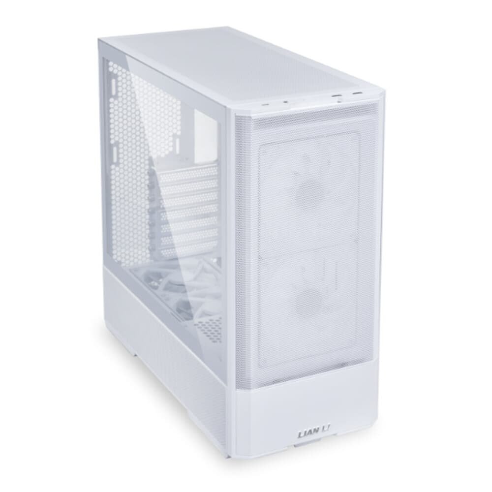 Imagem 2 de 8 do produto Gabinete Gamer Lian Li Lancool 207 RW, Mid Tower, ATX, ARGB, Lateral em Vidro Temperado, 4x FANs, Branco - LAN207RW