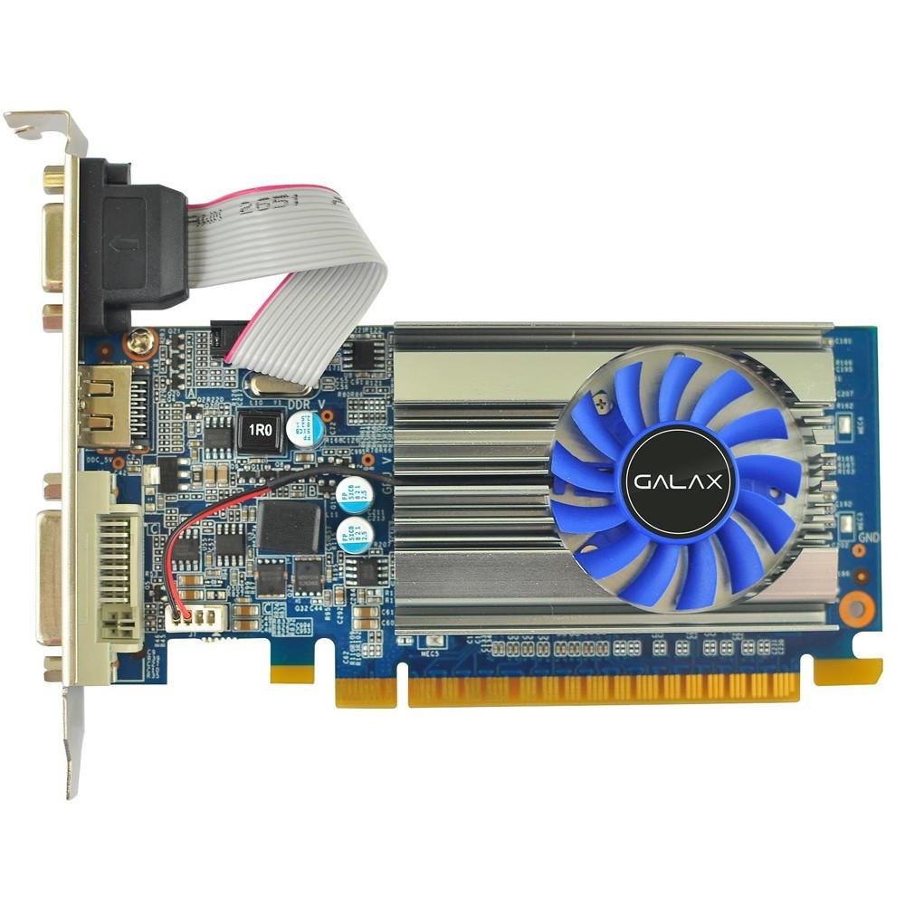 Placa de Vídeo Galax NVIDIA GeForce GT 710 Mainstream 2GB, GDDR3 - 71GPH4HXJ4FN