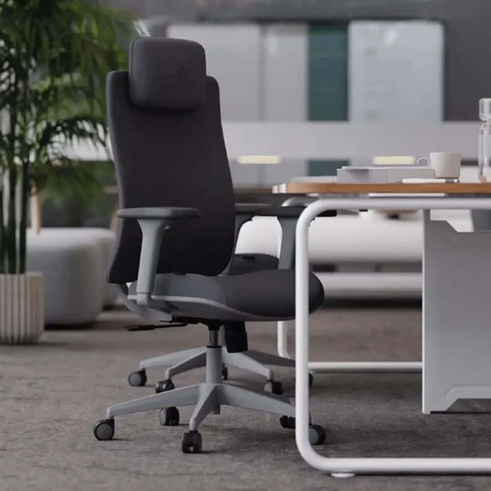 Cadeira Office Elements ROI, Até 120kg, Reclinável, Cilindro Classe 4, Nylon, Preto - 71804 - view 9