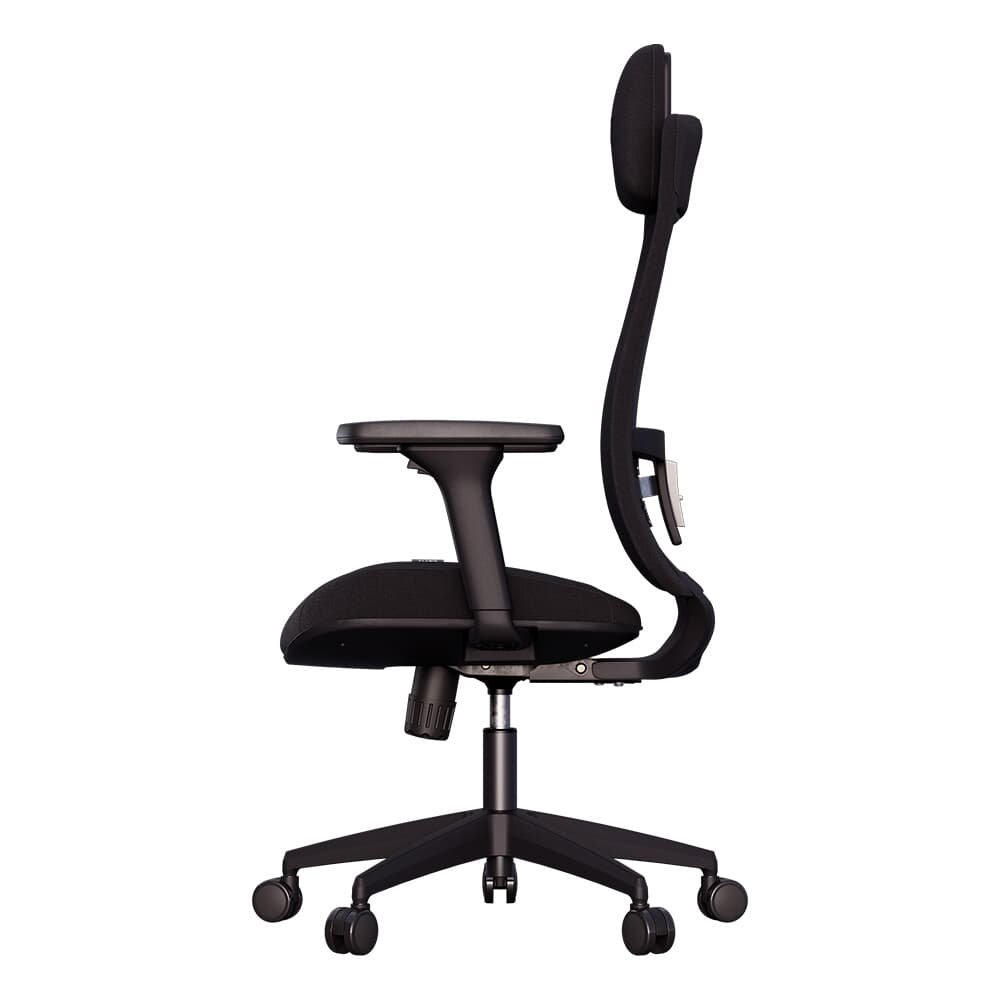 Cadeira Office Elements ROI, Até 120kg, Reclinável, Cilindro Classe 4, Nylon, Preto - 71804 - view 7
