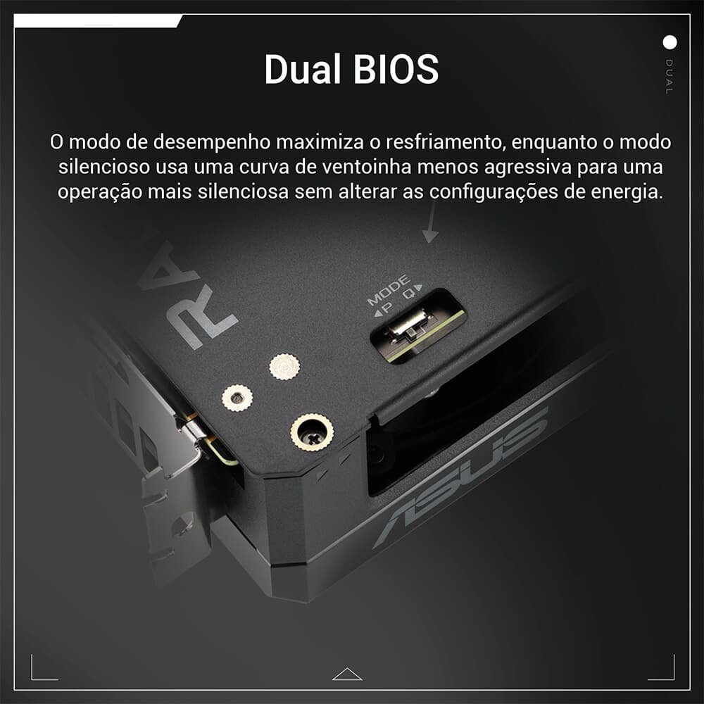 Placa de Vídeo ASUS DUAL RX 9060 XT 8G AMD Radeon, 8GB GDDR6, 128bits, OpenGL 4.6 - 90YV0MI1-M0NA00 9