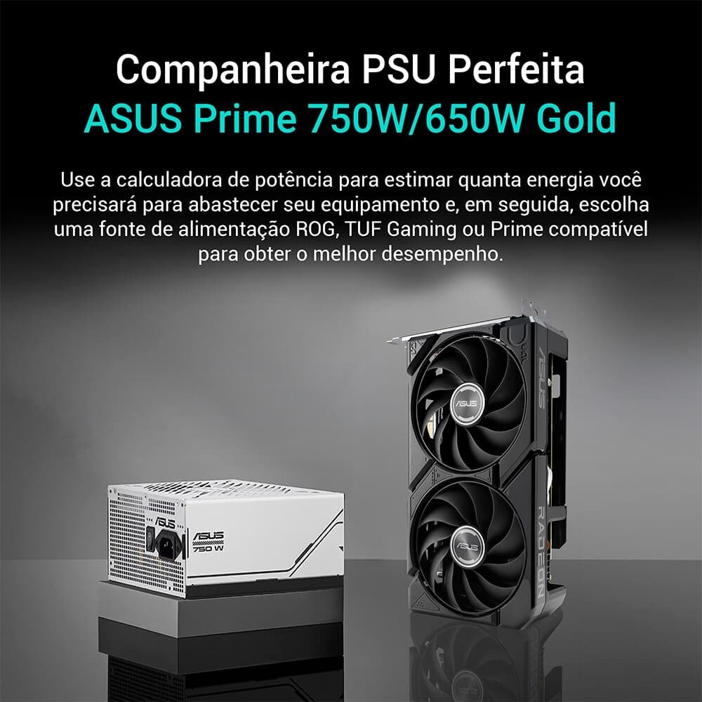 Placa de Vídeo ASUS DUAL RX 9060 XT 8G AMD Radeon, 8GB GDDR6, 128bits, OpenGL 4.6 - 90YV0MI1-M0NA00 10