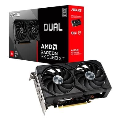  ASUS DUAL RX 9060 XT 8G AMD Radeon, 8GB GDDR6, 128bits, OpenGL 4.6 - 90YV0MI1-M0NA00