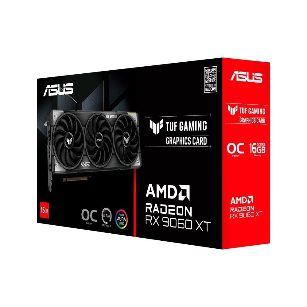 Placa de Vídeo TUF-RX9060XT-O16G-GAMING | KaBuM!