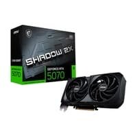 Kabum Placa de Vídeo MSI RTX 5070 12G Shadow 2x OC Nvdia Geforce, 12GB, GDDR7, OpenGL 4.6, G-SYNC - G5070-12S2C image