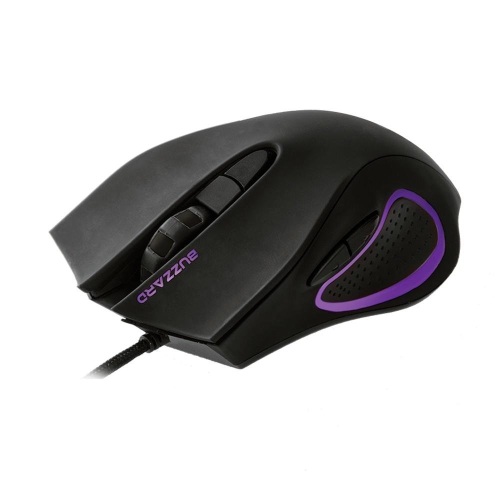 Imagem 2 de 2 do produto Mouse Gamer C3 Tech Buzzard 3200DPI com Iluminação Preto MG-110BK